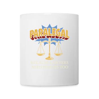 Rechtsanwaltsgehilfin Weil auch Anwälte Helden - Tasse - Weiß - Vorne