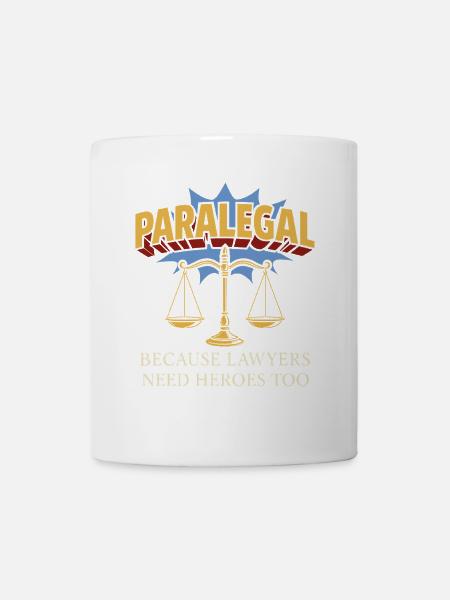Rechtsanwaltsgehilfin Weil auch Anwälte Helden - Tasse - Weiß
