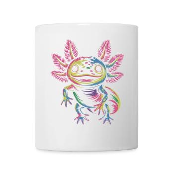 Colorful Axolotl - Mug - white - Front
