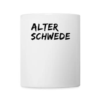 Alter Schwede Lustiger Ausdruck Spruch - Tasse - Weiß - Vorne