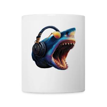 Hai Haifisch Tigerhai Taucher Süße Haie Weißer Hai - Tasse - Weiß - Vorne