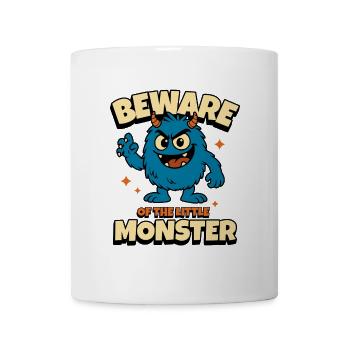 Prudence! Avertissement! Petit monstre – Mignon et coquin - Mug blanc - blanc - Devant