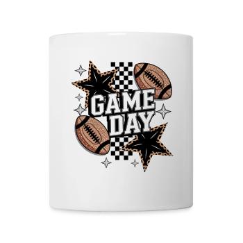 Football - Game Day - American Football - Tasse - Weiß - Vorne