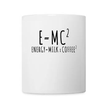E=MC2 Physics Saying Caffeine Nerd Energy Coffee - Mug - white - Front