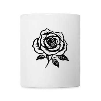 L’amour de la rose - Mug blanc - blanc - Devant