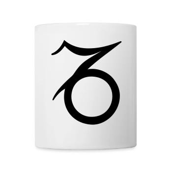 Sternzeichen Steinbock - Tasse - Weiß - Vorne
