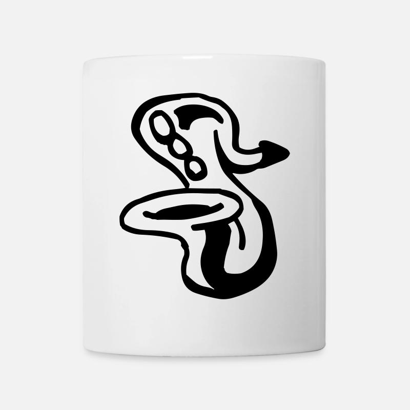 Saxophone - Mug blanc - blanc