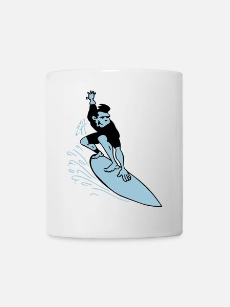 Surfer - Tasse - Weiß