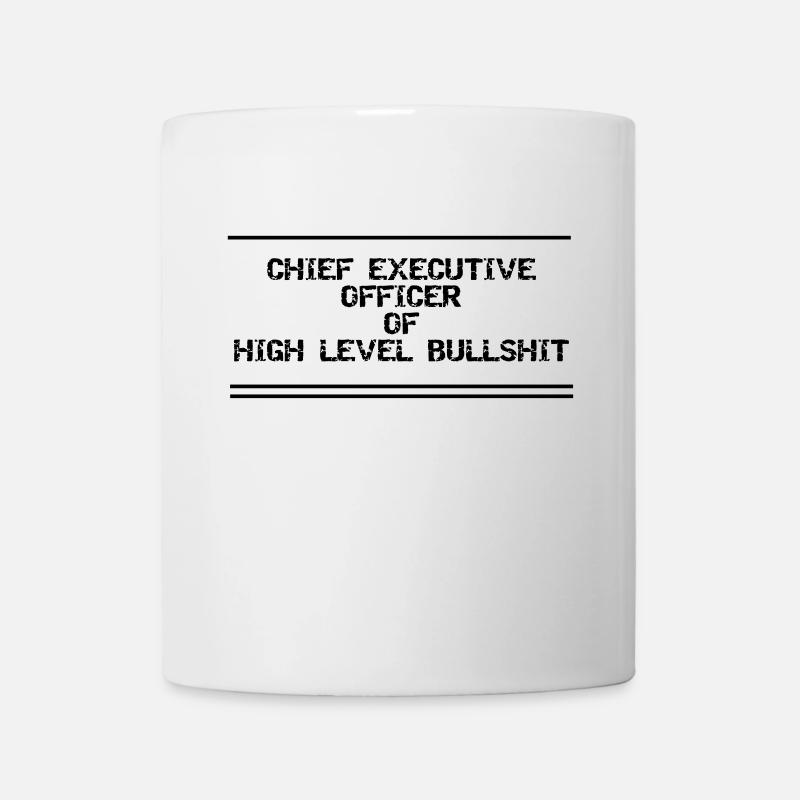 Bürohumor Ceo Bullshit - Tasse - Weiß
