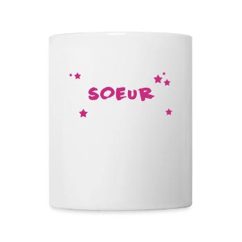 mA SOEUR déchire - Mug blanc - blanc - Devant