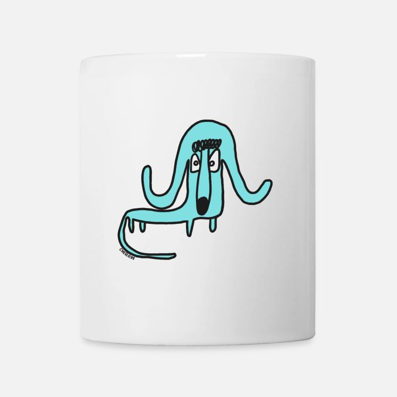Chien par cheslo - Mug blanc - blanc