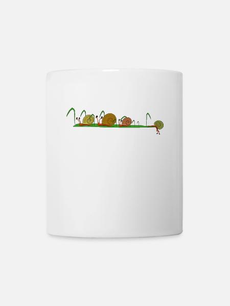 escargot - Mug blanc - blanc