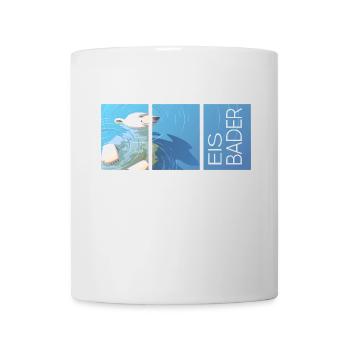 eisbader eisbär winterschwimmen kneipp kältebad - Tasse - Weiß - Vorne