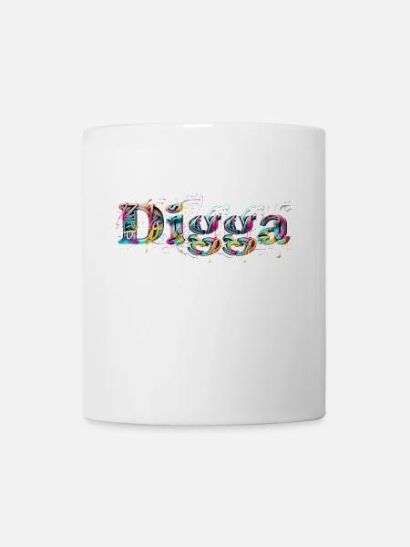 Digga - Grafitti - Tasse - Weiß