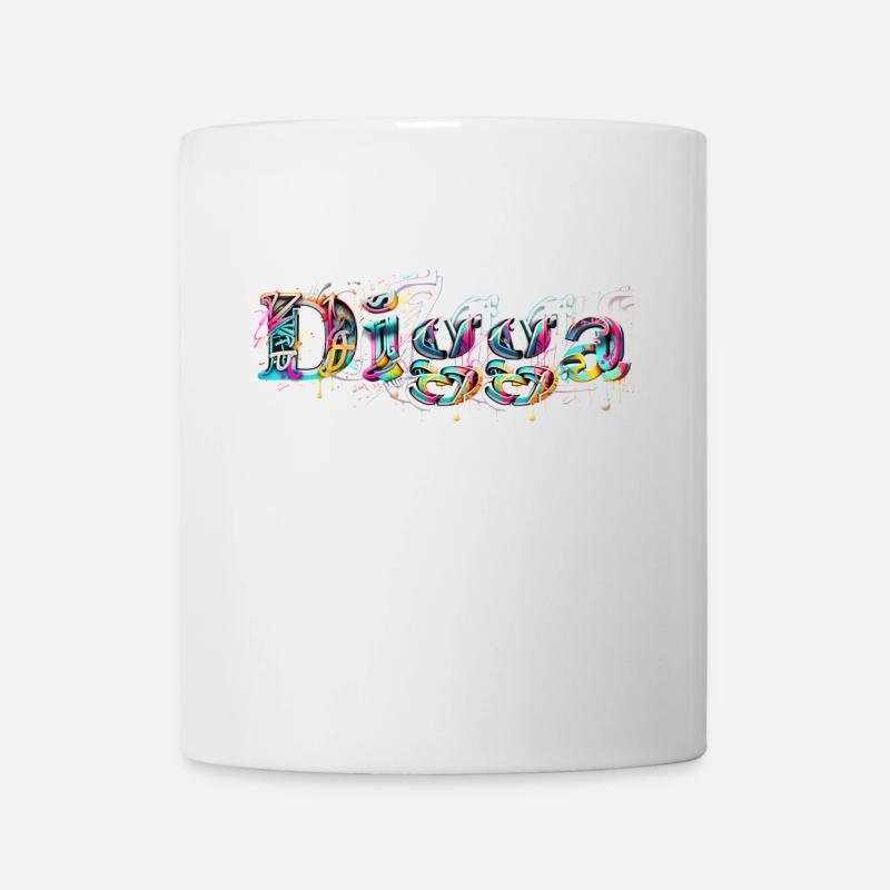 Digga - Grafitti - Tasse - Weiß