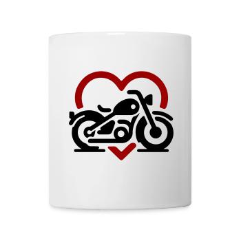 Motorcycle Love - Mug - white - Front
