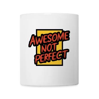 Be great but not perfect Motivation - Mug - white - Front