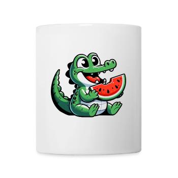 Crocodile Melon Watermelon Fruit Fruity - Mug - white - Front
