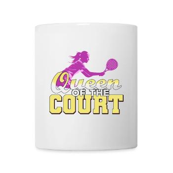 Raquette de padel Tennis Sport I Cadeau - Mug blanc - blanc - Devant