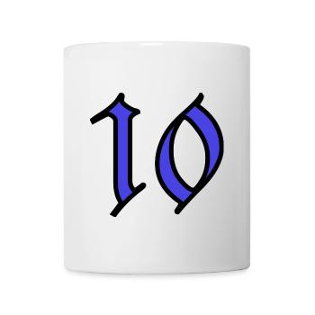10. 10 YEARS. 10th ANNIVERSARY. 10 YEAR ANNIVERSARY. - Mug - white - Front