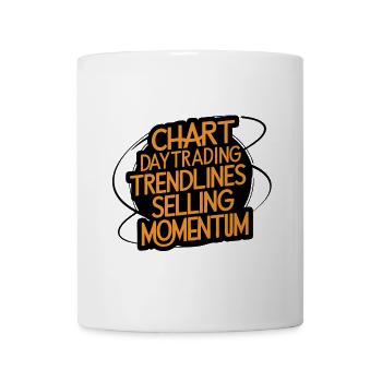 Trading meine Passion cooles Trading Design - Tasse - Weiß - Vorne