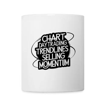 Trading meine Passion cooles Trading Design - Tasse - Weiß - Vorne