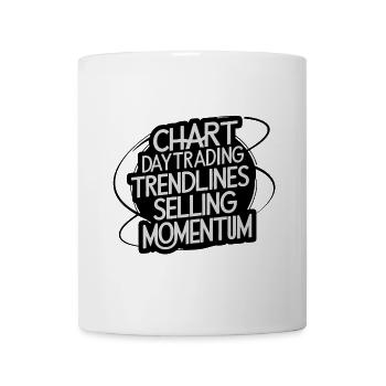 Trading meine Passion cooles Trading Design - Tasse - Weiß - Vorne