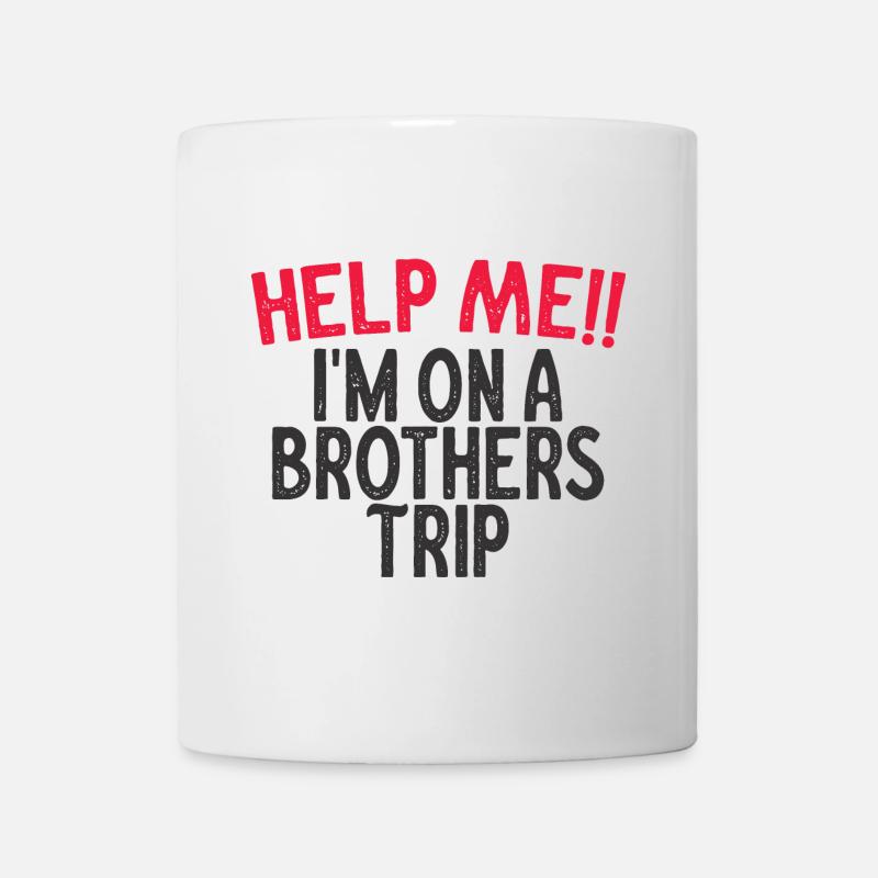 Frères et sœurs, je suis sur le chemin d’un frère - Mug blanc - blanc