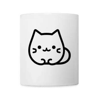 Katze - Tasse - Weiß - Vorne
