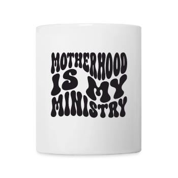 La maternité est mon ministère - Mug blanc - blanc - Devant
