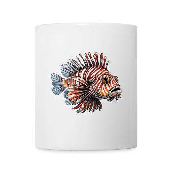 Colorful Lionfish Coral Fish - Mug - white - Front