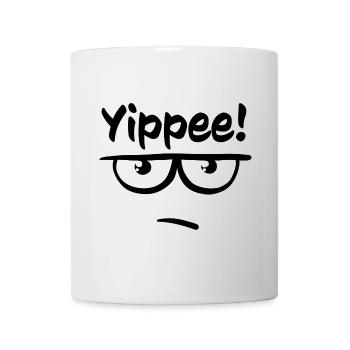 Hurra! - Tasse - Weiß - Vorne