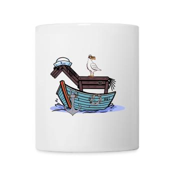 Horse Sailor Adventure Travel Boat Child Kids - Mug - white - Front