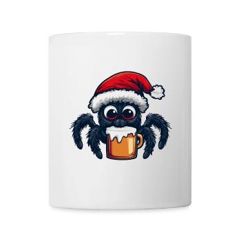 Spinne Tarantula Weihnachten Bier - Tasse - Weiß - Vorne