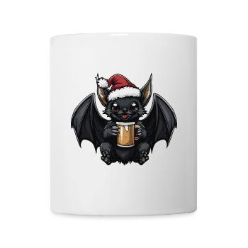 Bat Christmas Beer - Mug - white - Front
