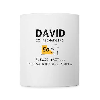 David prénom drôle sarcastique Cadeaux david - Mug blanc - blanc - Devant