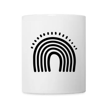 Arc en ciel - Mug blanc - blanc - Devant