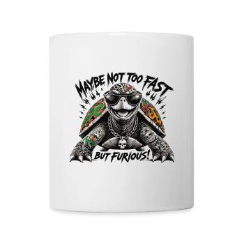 Turtle: Not fast, but furious! - Mug - white - Front