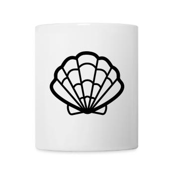 Muschel - Tasse - Weiß - Vorne