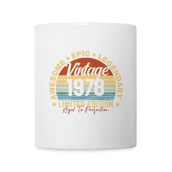 Rétro 1978 Vintage Anniversaire 1978 Cadeau 1978 - Mug blanc - blanc - Devant