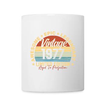 Retro 1977 Vintage Birthday 1977 Gift 1977 - Mug - white - Front