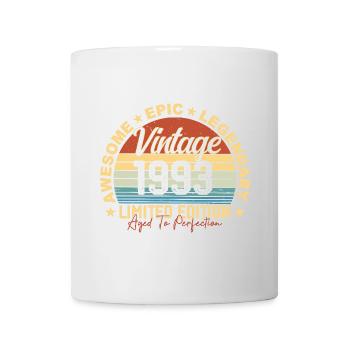 Rétro 1993 Vintage Anniversaire 1993 Cadeau 1993 - Mug blanc - blanc - Devant