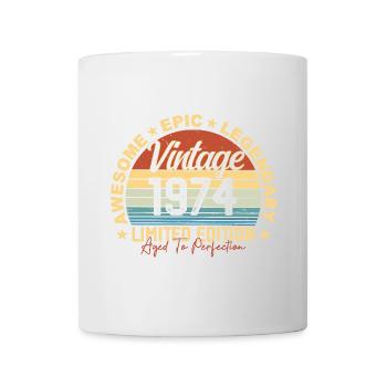 Rétro 1974 Vintage Anniversaire 1974 Cadeau 1974 - Mug blanc - blanc - Devant
