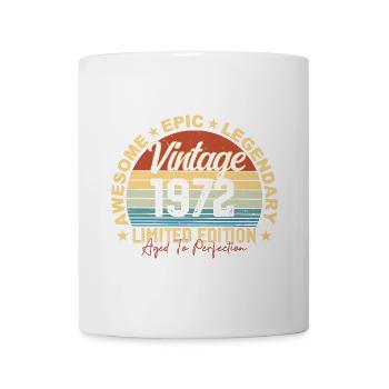 Rétro 1972 Vintage Anniversaire 1972 Cadeau 1972 - Mug blanc - blanc - Devant