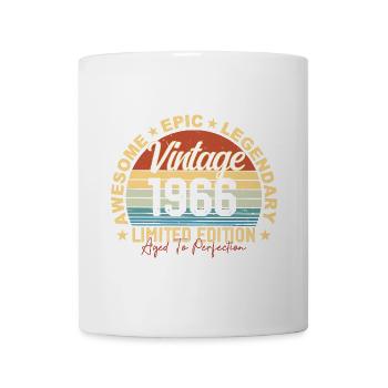 Rétro 1966 Vintage Anniversaire 1966 Cadeau 1966 - Mug blanc - blanc - Devant