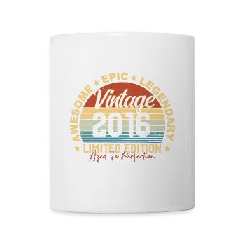 Retro 2016 Vintage Birthday 2016 Gift 2016 - Mug - white - Front