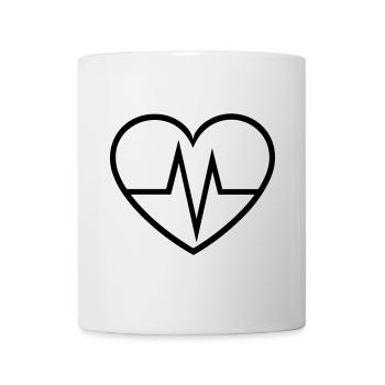 heartbeat - Mug - white - Front