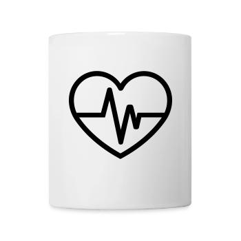 heartbeat - Mug - white - Front