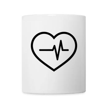 heartbeat - Mug - white - Front