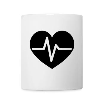 heartbeat - Mug - white - Front